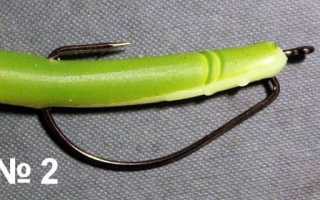 Как правильно насадить приманку виброхвост на джиг головку