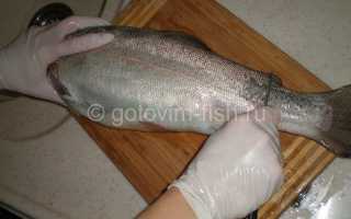 Простые правила чистки форели и нюансы ее разделки