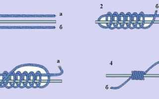 Как вязать стопорный узел на основной леске
