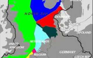 Шельф северного моря нефть